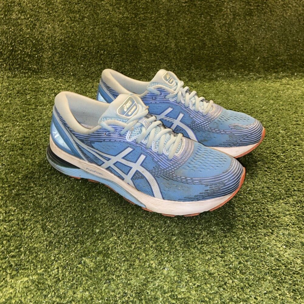Asics Gel Numbus 21 Women’s Running Shoes Blue FlyteFoam Size 11